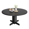 thumbnail image 1 of BeesClover 47 Inch Round Dining Table for 4,Farmhouse Wood Kitchen Table, Circle Dinner Table for Kitchen, Living Room, Dining Room(No Chair), 1 of 8