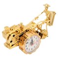 thumbnail image 2 of Horloge de Bureau, Forme de Tracteur de Réveil 23.5x14x10cm pour l'Or de Chambre à Coucher, Or de Balai, Rouge, 2 of 8