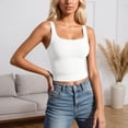 thumbnail image 2 of Women's Tube Top Sleeveless Stretchy Camisole Removable Padding Strapless Shirt For Layering And Outerwear, 2 of 4