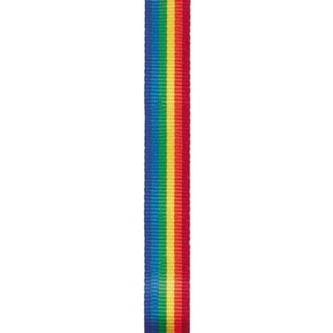 Offray 16mm Rainbow Stripe Ribbon