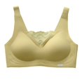 thumbnail image 1 of Women's Non Wired Padded Full Cup Bra - Wireless Supportive Bustier - W-Shape Structure Breathable Comfort Bra, 1 of 5