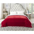 thumbnail image 1 of Cozy Tyme B173A-20RDK-UE Couverture en Flanelle Réversible Sherpa 108 x 90 Po, Rouge, 1 of 7
