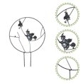 thumbnail image 3 of Shisuyan Garden Climbing Trellis Black Metal Easy Assembly 1Set 15.72X11.79In, 3 of 8