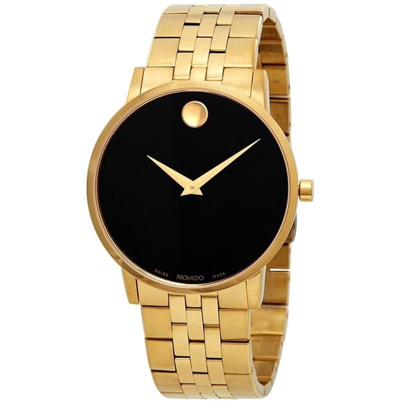 Movado 0607203 Museum Classic 40MM Men's Dot Gold-Tone Stainless Steel Watch