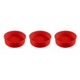 thumbnail image 1 of kurtrusly Mariage Fête Gâteau Restaurant Réutilisable Mousse Lavable Rond Moule Cuisine Gadget Accessoires Rouge 8 Pouces 3Set, 1 of 6