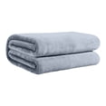 thumbnail image 2 of Solid Color Double Sided Flannel Blanket for All Seasons - Soft Lightweight Breathable Office Nap and Summer Conditioning - Versatile Home Camping Sofa Decor, 2 of 8