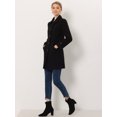 thumbnail image 3 of INSPIRE CHIC Manteaux Caban Trench d'Hiver pour Femmes à Col Peter Pan, 3 of 6