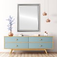 thumbnail image 4 of Pasadena Framed Mirror - Silver Leaf with Black Antique, 4 of 6