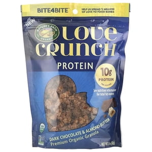 Nature's Path, Love Crunch®, Protéines, Granola biologique Premium, Chocolat foncé & Beurre d'amande, 11 oz (312 g)