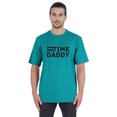 thumbnail image 1 of Inkmeso T-Shirt à Manches Courtes pour Homme avec Imprimé Graphique « First Time Daddy », Chandail Jersey pour Papa, 1 of 7