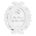 thumbnail image 2 of Dalazy Cadre Photo Floral Cadre Rond Cadre Photo Mural Blanc Support de Cadre Photo Décoration de Mariage, 2 of 9