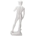 thumbnail image 4 of Michelangelo`s `David` Statue Marble White Finish, 4 of 4