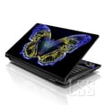 thumbnail image 1 of LSS 15 15.6 Inches Laptop Notebook Skin Sticker Decal Cover for Dell Lenovo Apple Acer Fits 13" to 16" with 2 Wrist Pads - Butterfly Floral, 1 of 1
