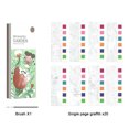 thumbnail image 1 of YANGHONGY Gouache Graffiti Picture Book Color Filling Picture Book Graffiti Pocket Watercolor Book, 1 of 2