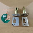 thumbnail image 5 of of Lever Keyed Entry Door Lever Handle Lock Universal Door Knob Hardware Nickel Brushed Color (MRCA), 5 of 5