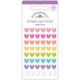 thumbnail image 1 of Doodlebug Paillettes Adhésives Formes Émaillées Brillantes-Têtes de Fées Cœurs Arc-en-Ciel, 1 of 2