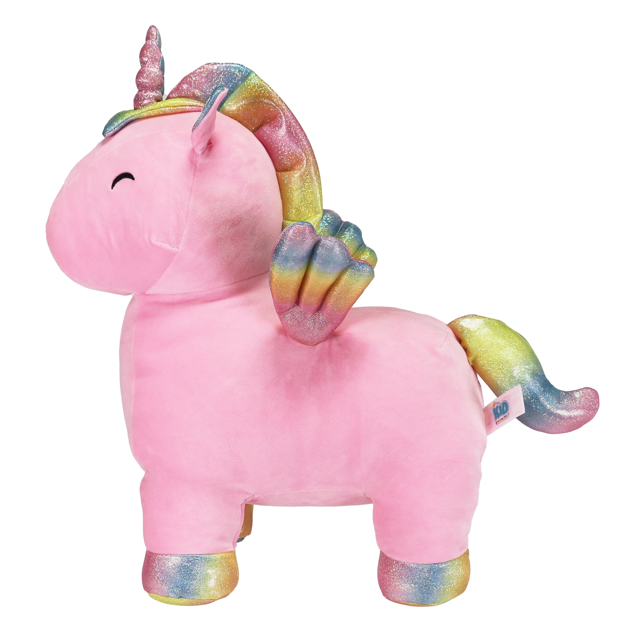 Kid Connection 15''H Plush Flying Pink Unicorn - Walmart.ca