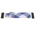 thumbnail image 3 of Nylon Watch Replacement Strap Elastic Breathable Weave Adjustable 26mm Buckle Watch Band for Vertix 2 Blue White, 3 of 14