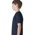thumbnail image 3 of Next Level Youth Cotton Crew, M, Midnight Navy, 3 of 3