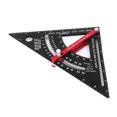 thumbnail image 3 of Règle Triangulaire pour Menuiserie, Angle Réglable en Alliage d'Aluminium, Échelle Précise avec Goniomètre pour Mesurer, 3 of 7