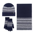 thumbnail image 1 of WEAIXIMIUNG Fingerless Gloves Kids Winter Warm Set Windproof Jacquard Scarf 3 Piece Set, 1 of 4