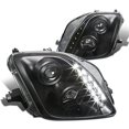 thumbnail image 1 of 1997 - 2001 Honda Prelude Boîtier Projecteur de Bande LED - Noir, 1 of 1