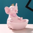 thumbnail image 2 of pitrice Hallway Decor Cute Replacement Vivid Bedroom Living Room Animal Snack Remote Control Stationery Key Storage Holder Container Pink Type 3, 2 of 8