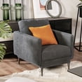 thumbnail image 2 of Costway Fauteuil d'Appoint Moderne Rembourré Fauteuil Simple Fauteuil à Accoudoirs Salon Meuble Gris, 2 of 10