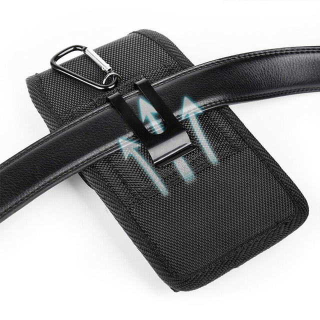 Sac de Taille pour Téléphone Mobile en Nylon, Sac de Rangement, Sac pour Téléphone, Est Fabriqué pour Sports de Plein Air, Camping, Escalade, Architecture, Sac à Dos, Étui Universel, Vertical L