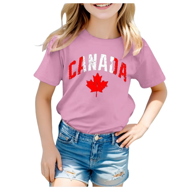 TZEWGL T-Shirts pour Nouveau-Né Été Manches Courtes Col Rond Imprimé Graphique Vêtements de Base pour Bébé Taille 4-5T