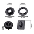 thumbnail image 2 of 4 Pieces Car Carpet Clips Universal Carpet Non Slip Buckle Accessories Black, 2 of 8