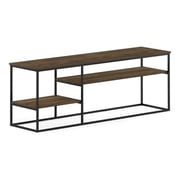 Pemberly Row Engineered Wood TV Stand for TV up to 65" in Columbia Walnut