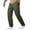 Army Green, variant on hoksml Men's Water-Resistant Cargo Pants Relaxed Fit Work Pants with Multiple Pockets Solid Color Outdoor Utility Waterproof Trousers