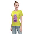 thumbnail image 4 of Women's Basic Short Sleeve T-Shirt Super Saiyan, 4 of 6