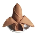 thumbnail image 1 of Napkins Cloth Washable, Brown Cloth Napkins, 18.9x18.9Inch Soft Cotton Dinner Napkins Cloth, Rustic Table Napkins, 6Pcs Reusable Table Napkin with Hemmed Edges, 1 of 7