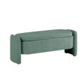 thumbnail image 2 of Kossmai Oval Lamb Fleece Fabric Storage Bench 47.24"L Green, 2 of 5