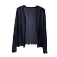 thumbnail image 1 of Womens Lightweight Summer Cardigan Rash Guard Long Sleeve Cover Up Open Front Wrap Cover Up Loungwear Sun Shawl, 1 of 7