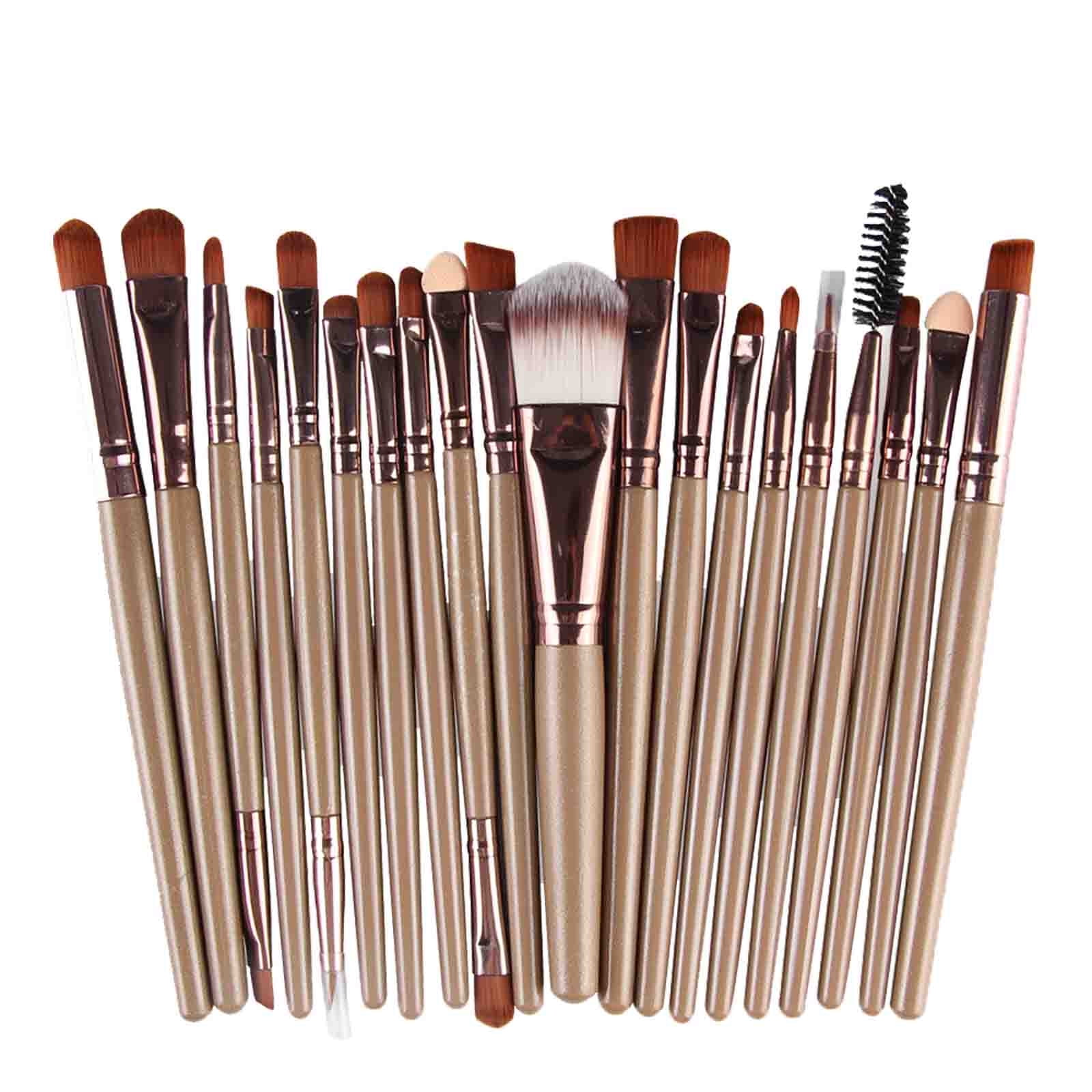EARKITY 20 pcs Makeup Brush Set Tools Make-up Toiletry Kit Wool Make Up Brush Set,Makeup Brushes Artisan Easel Elite Cosmetics Make up Brush Set, Complete Makeup Brush Set, 2024 Clearance Sales