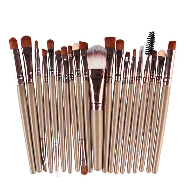 EARKITY 20 Pcs Makeup Brush Set Outils Maquillage Kit de toilette Kit de brosse de maquillage de laine,Brushes de maquillage Artisan Easel Elite Cosmetics Make up Brosse Set, Ensemble complet de brosses de maquillage, 2024 Solde des ventes