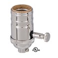 thumbnail image 2 of B&P Lamp Edison Size Full Dimmer Turned Socket in Nickel Finish, 2 of 2