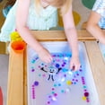 thumbnail image 5 of Glo Pals - Cubes Lumineux Réutilisables pour Jeu Sensoriel 4pk - Party Pal - Blanc, 5 of 5
