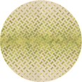 thumbnail image 1 of Ahgly Tapis Rond Lavable en Machine Intérieur Transitionnel Kaki Or, 5 Pieds Rond, 1 of 7