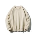 thumbnail image 2 of Hommes Décontracté Col Rond Manches Longues Pull Chandails en Molleton Blouse Couleur Unie, 2 of 8