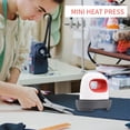 thumbnail image 2 of Mini Heat Press Machine T-Shirt Printing Easy Heating Transfer Press Iron Machines for Clothes Bags, 2 of 8