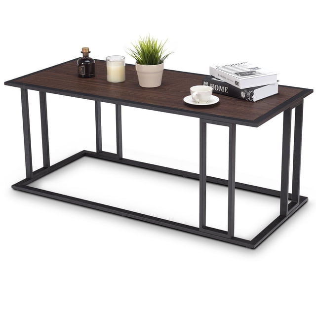 Gymax Coffee Cocktail Accent End Table Side Sofa Living Room Essentials Furniture