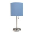 thumbnail image 1 of LimeLights Stick Lamp with USB charging port and Fabric Shade, 1 of 8