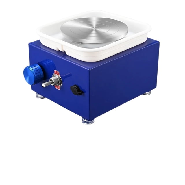 Mini Pottery Wheel Machine with Turntable+Sculpting Kit, Electric Pottery Wheel Ceramic Clay Tool Poterie Pottery Equipment