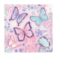 thumbnail image 2 of Plastic Paper Cup, Butterflies Birthday Party Supplies Colorful Tableware Set of Disposable Tableware Napkins 20Pcs Tableware, 2 of 6