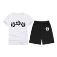 thumbnail image 4 of SXcggal T-Shirt à Col Rond Imprimé à Manches Courtes pour Garçons et Filles, Mignon, Confortable, Léger, Tenue Quotidienne pour Enfants, 4 of 4