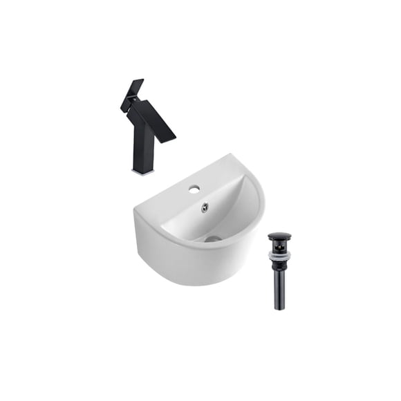 DROP Bath and Kitchen DR091258 Bathroom Vessel Sink Set